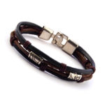 läderarmband metallspänne