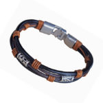 läderarmband metallspänne